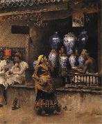 Edwin Lord Weeks The Vase Seller Sweden oil painting artist